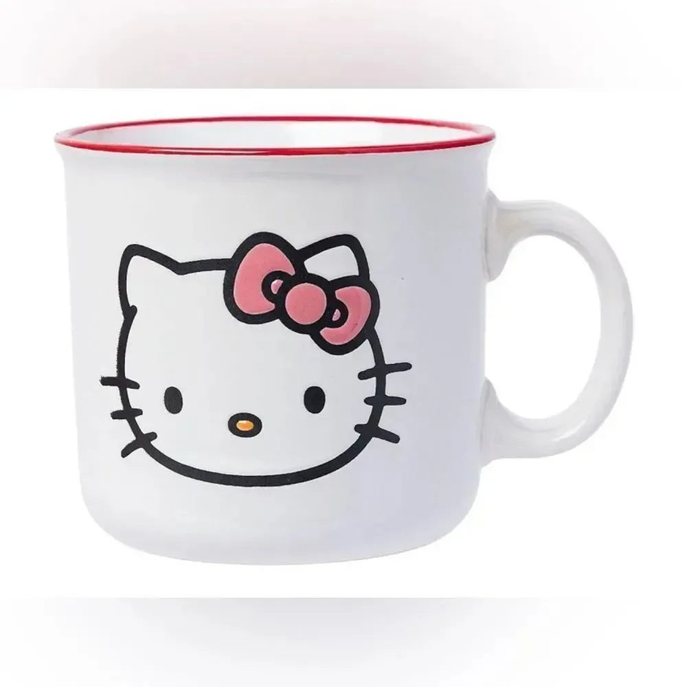 20 oz New Hello Kitty Camper Ceramic Mug NWT